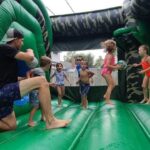Inflatable Camo basketball court