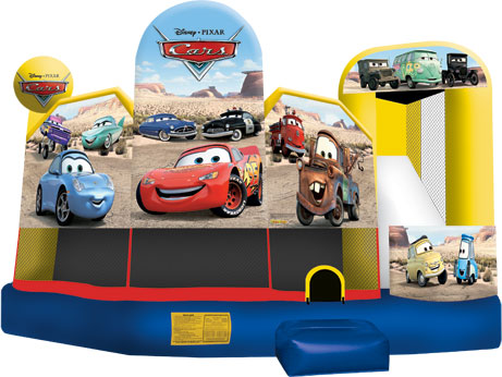 Cars 5 in 1 combo inflatable bouncer rental