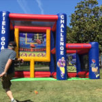 inflatable field goal challenge arcade game for event rental