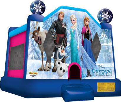 Frozen inflatable bouncer with Elsa and Anna