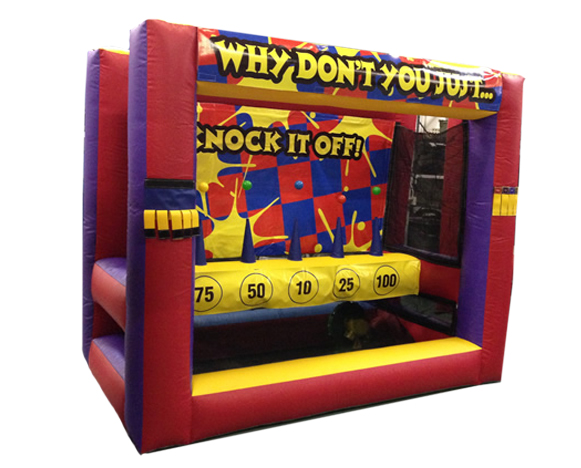 Knock it Off Inflatable Arcade game