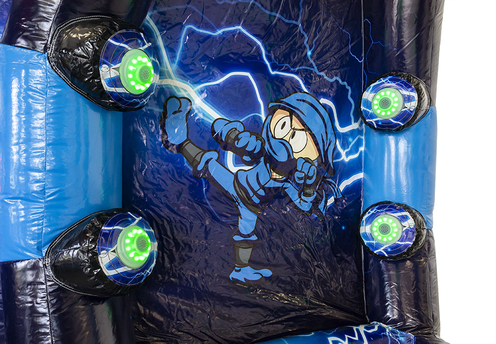 Inflatable Ninja Battle Reactions test arcade game