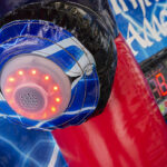 Inflatable Ninja Battle Reactions test arcade game