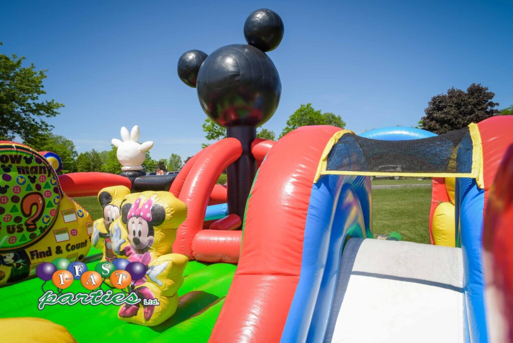 Inflatable mickey mouse park for event rental