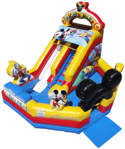 Inflatable Mickey Mouse Park with slide and bounce