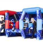 Inflatable Ninja Battle Reactions test arcade game