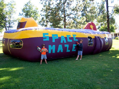Inflatable Space Maze Bouncer