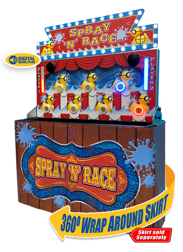 Spray N Race 4 Foot Arcade Water Game