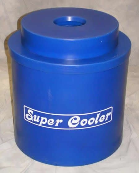 Blue super cooler