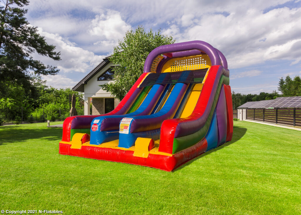 Wacky Double Slide Inflatable