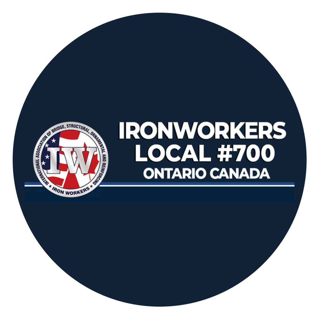 Logo for the Ironworkers Local #700, Ontario Canada