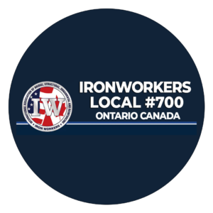 Logo for the Ironworkers Local #700, Ontario Canada