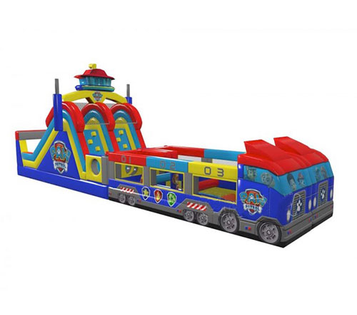 Inflatable Toxic Crush Obstacle Course Rental