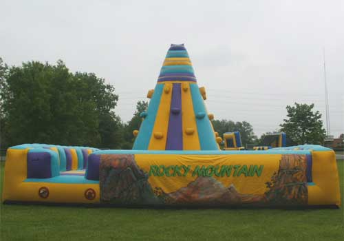Rocky mountain inflatable climber and bouncer