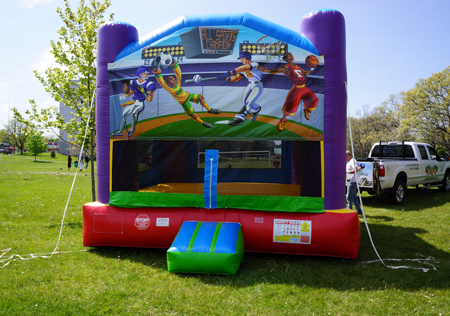 A Frame Sports Inflatable Bouncer
